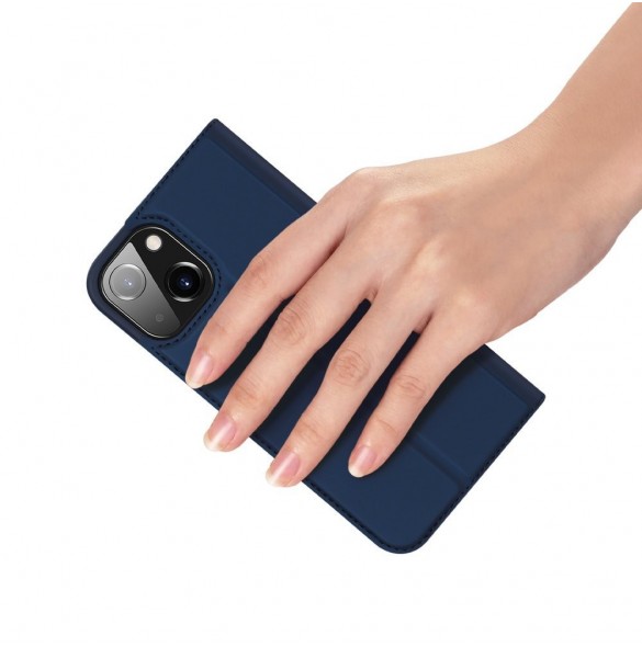 Dux Ducis Skin Pro Bokhylla typ fodral för iPhone 13 mini blå