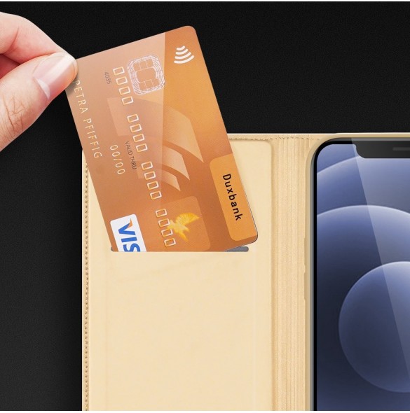 Dux Ducis Skin Pro Bokhylla typ fodral för iPhone 13 mini blå