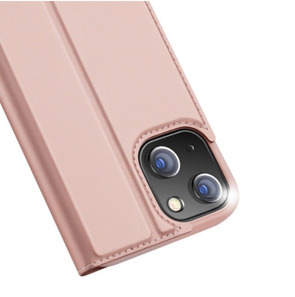 Dux Ducis Skin Pro Bokhylla typ fodral för iPhone 13 rosa