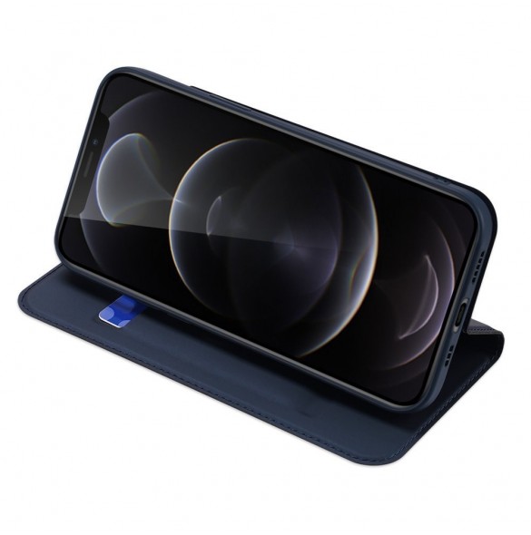 Dux Ducis Skin Pro Bokhylla typ fodral för iPhone 13 Pro blå