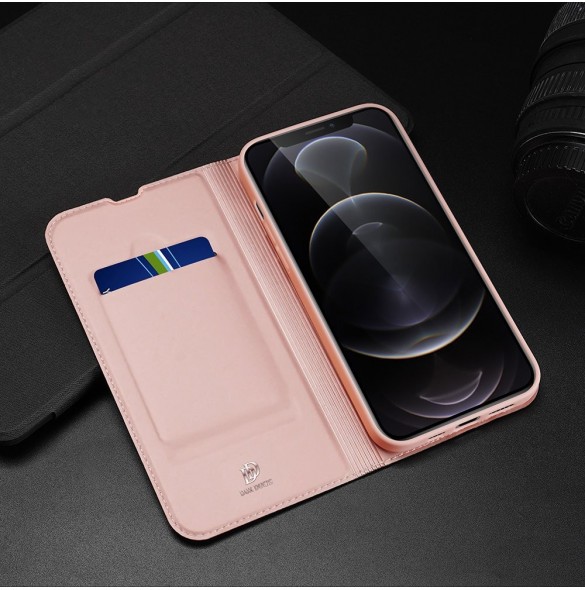 Dux Ducis Skin Pro Bokhylla typ fodral för iPhone 13 Pro blå