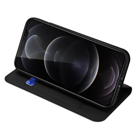 Dux Ducis Skin Pro Bokhylla typ fodral för iPhone 13 Pro Max svart