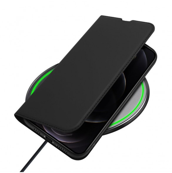 Dux Ducis Skin Pro Bokhylla typ fodral för iPhone 13 Pro Max svart