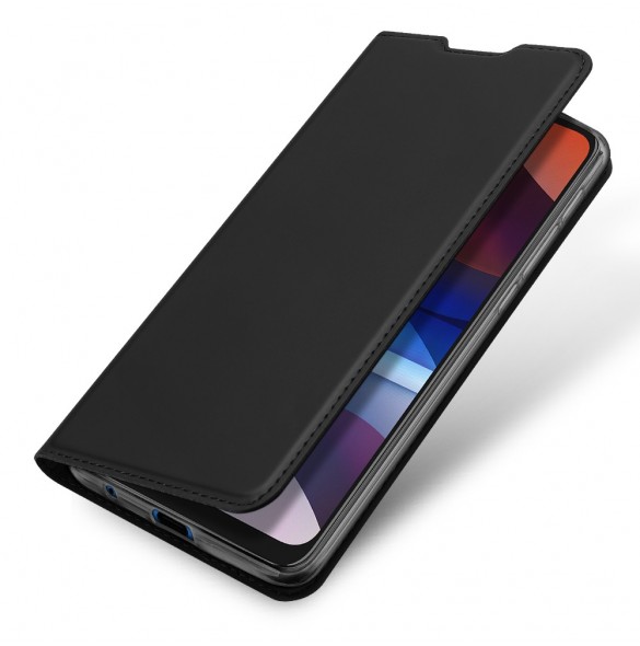 Dux Ducis Skin Pro Bokhylla typ väska för Motorola Moto E7 Power svart