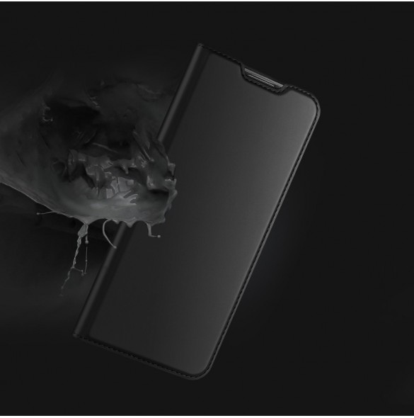 Dux Ducis Skin Pro Bokhylla typ väska för Motorola Moto E7 Power svart