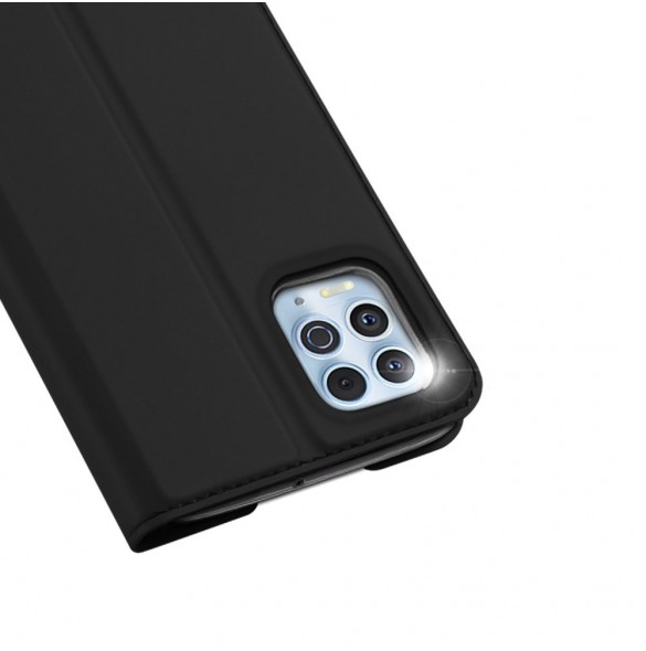 Dux Ducis Skin Pro Bokhylla typ väska för Motorola Moto G100 / Edge S svart