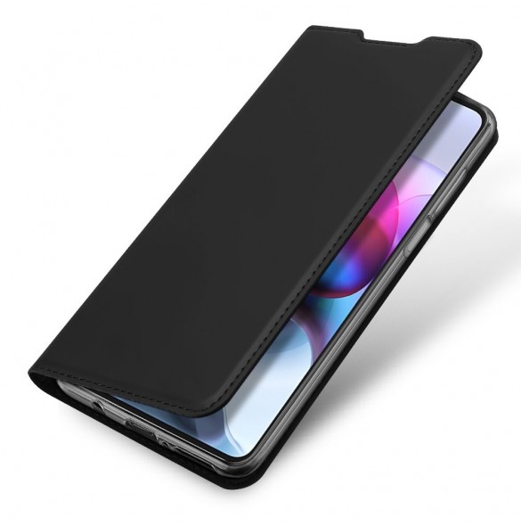 Dux Ducis Skin Pro Bokhylla typ väska för Motorola Moto G100 / Edge S svart
