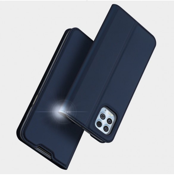 Dux Ducis Skin Pro Bokhylla typ väska för Motorola Moto G100 / Edge S svart