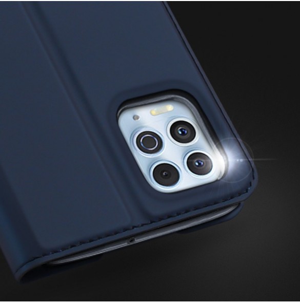 Dux Ducis Skin Pro Bokhylla typ väska för Motorola Moto G100 / Edge S svart
