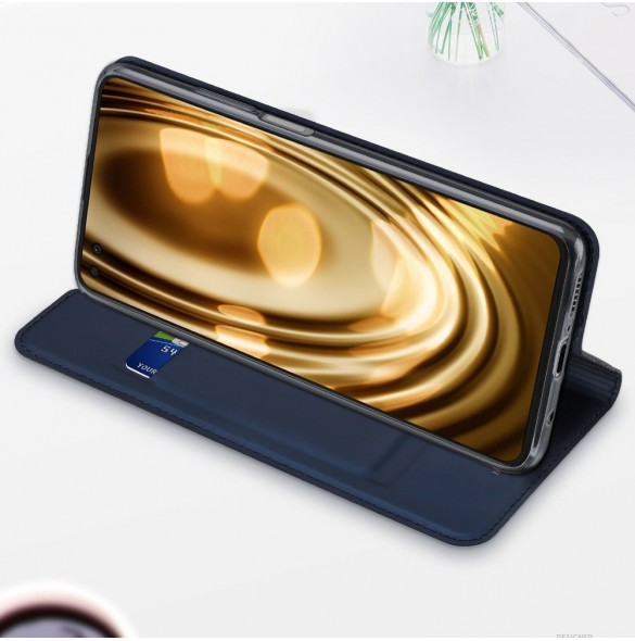 Dux Ducis Skin Pro Bokhylla typ väska för Motorola Moto G100 / Edge S svart
