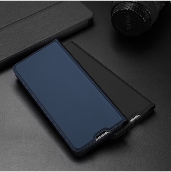 Dux Ducis Skin Pro Bokhylla typ väska för Motorola Moto G100 / Edge S svart