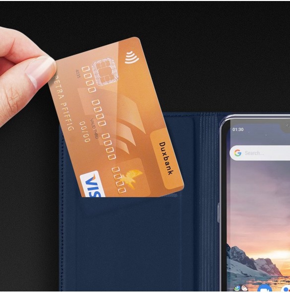 DUX DUCIS Skin Pro Bokhylla typ väska för Nokia 1.3 svart