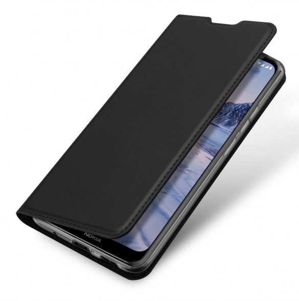 DUX DUCIS Skin Pro Bokhylla typ väska för Nokia 2.4 svart