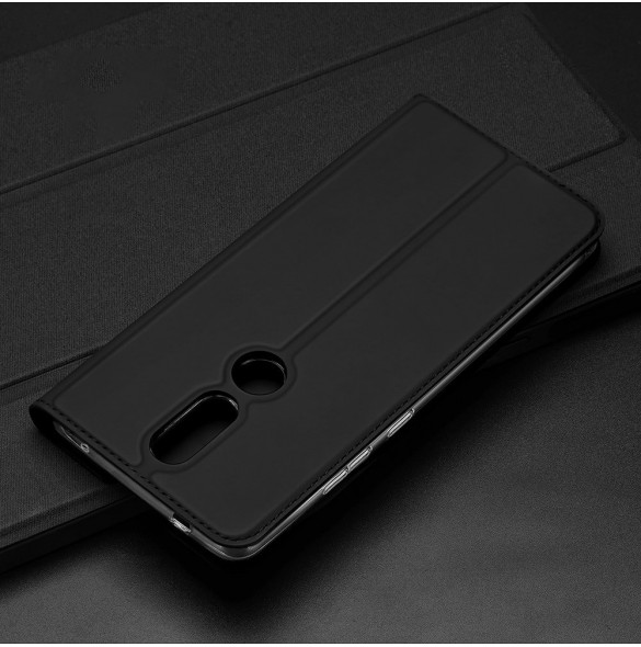 DUX DUCIS Skin Pro Bokhylla typ väska för Nokia 2.4 svart