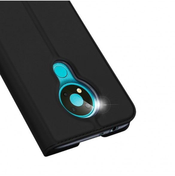 DUX DUCIS Skin Pro Bokhylla typ väska för Nokia 3.4 svart
