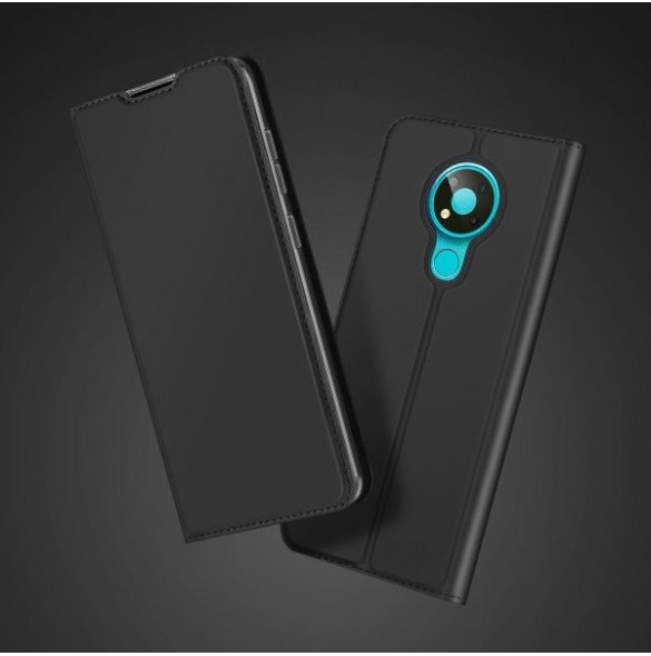 DUX DUCIS Skin Pro Bokhylla typ väska för Nokia 3.4 svart
