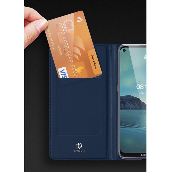DUX DUCIS Skin Pro Bokhylla typ väska för Nokia 3.4 svart