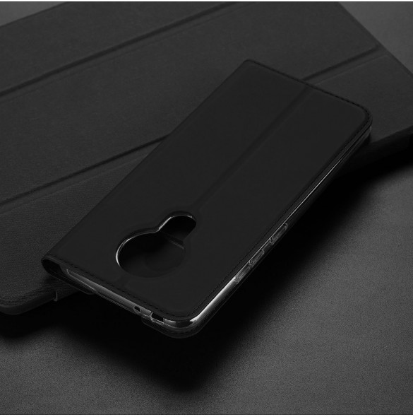 DUX DUCIS Skin Pro Bokhylla typ väska för Nokia 3.4 svart