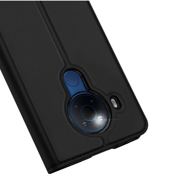 DUX DUCIS Skin Pro Bokhylla typ väska för Nokia 5.4 svart