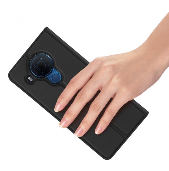 DUX DUCIS Skin Pro Bokhylla typ väska för Nokia 5.4 svart