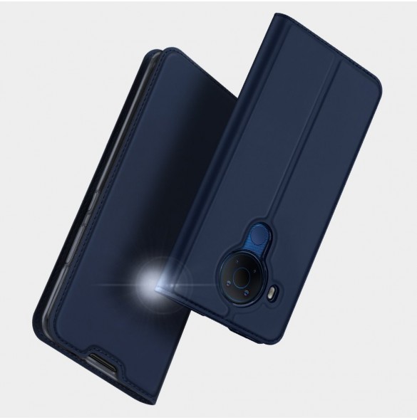 DUX DUCIS Skin Pro Bokhylla typ väska för Nokia 5.4 svart
