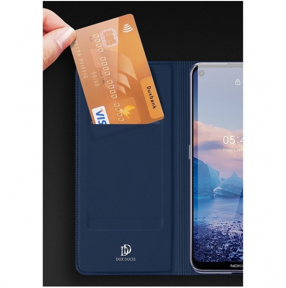 DUX DUCIS Skin Pro Bokhylla typ väska för Nokia 5.4 svart