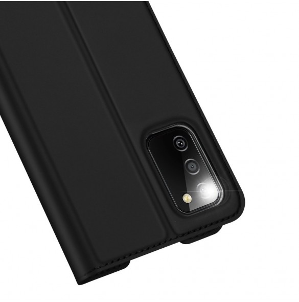 DUX DUCIS Skin Pro Bokhylla typ fodral för Samsung Galaxy A02s EU svart
