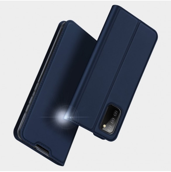 DUX DUCIS Skin Pro Bokhylla typ fodral för Samsung Galaxy A02s EU svart