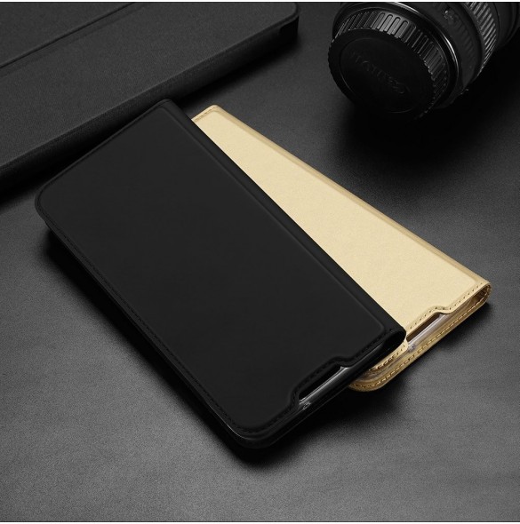 DUX DUCIS Skin Pro Bokhylla typ fodral för Samsung Galaxy A02s EU svart