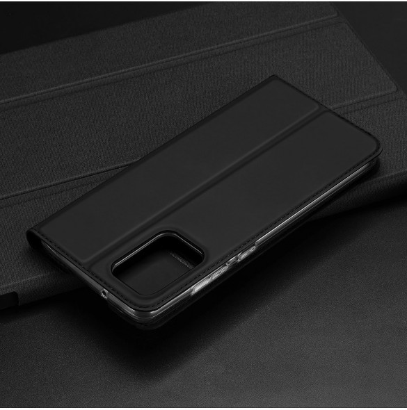 DUX DUCIS Skin Pro Bokhylla typ fodral för Samsung Galaxy A02s EU svart