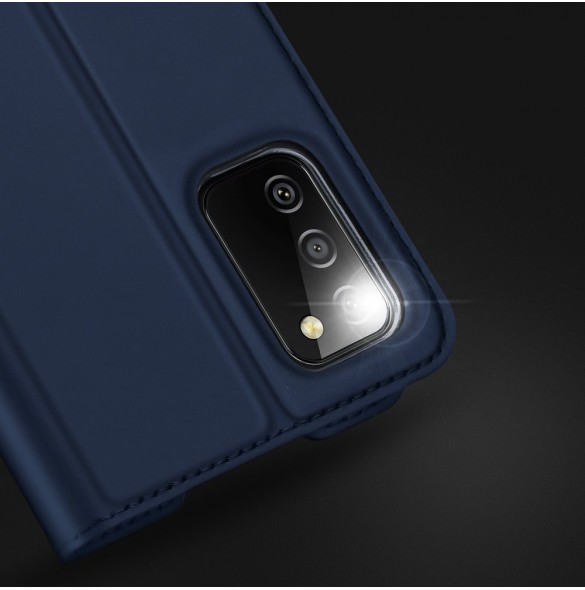 DUX DUCIS Skin Pro Bokhylla typ fodral för Samsung Galaxy A02s EU rosa