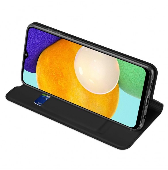 Dux Ducis Skin Pro Bokhylla typ fodral för Samsung Galaxy A03s svart