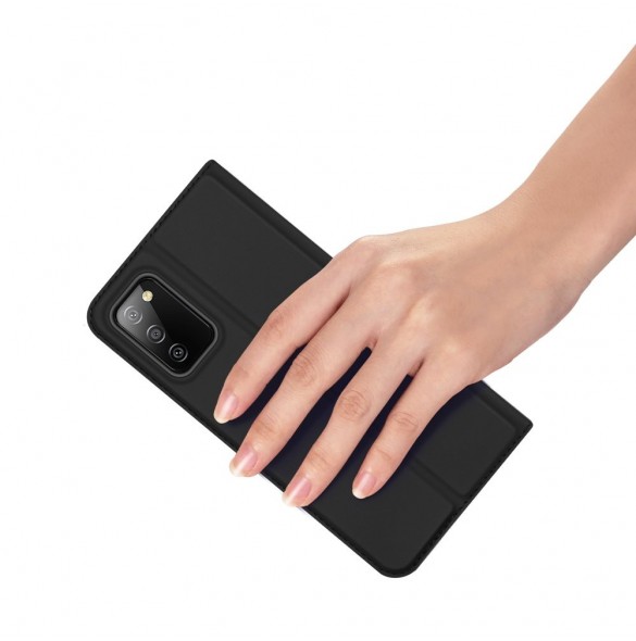 Dux Ducis Skin Pro Bokhylla typ fodral för Samsung Galaxy A03s svart