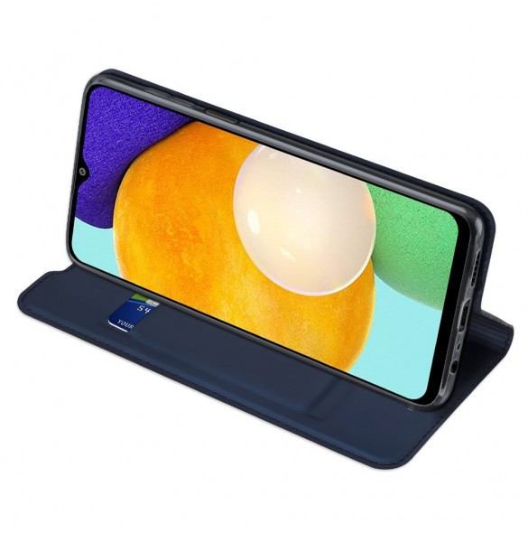 Dux Ducis Skin Pro Bokhylla typ fodral för Samsung Galaxy A03s blå