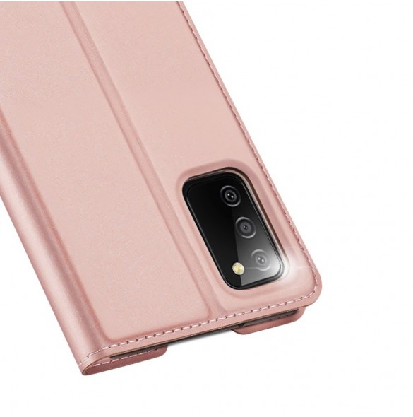 Dux Ducis Skin Pro Bokhylla typ fodral för Samsung Galaxy A03s rosa