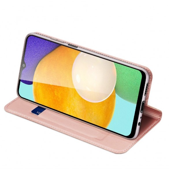 Dux Ducis Skin Pro Bokhylla typ fodral för Samsung Galaxy A03s rosa