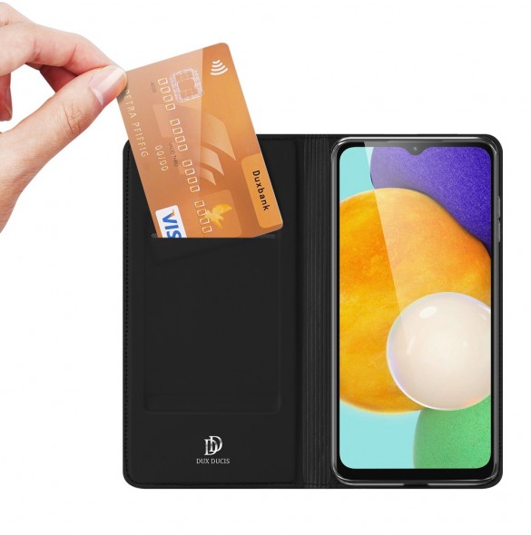 Dux Ducis Skin Pro Bokhylla typ fodral för Samsung Galaxy A13 5G svart