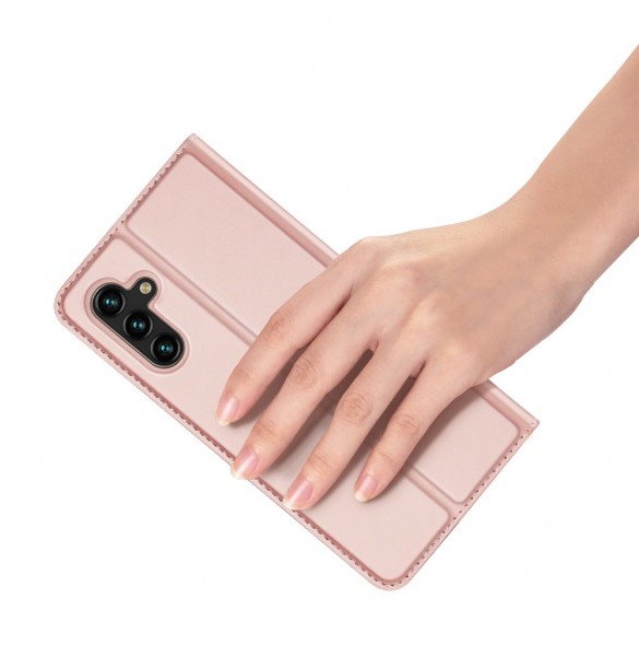 Dux Ducis Skin Pro Bokhylla typ fodral för Samsung Galaxy A13 5G rosa