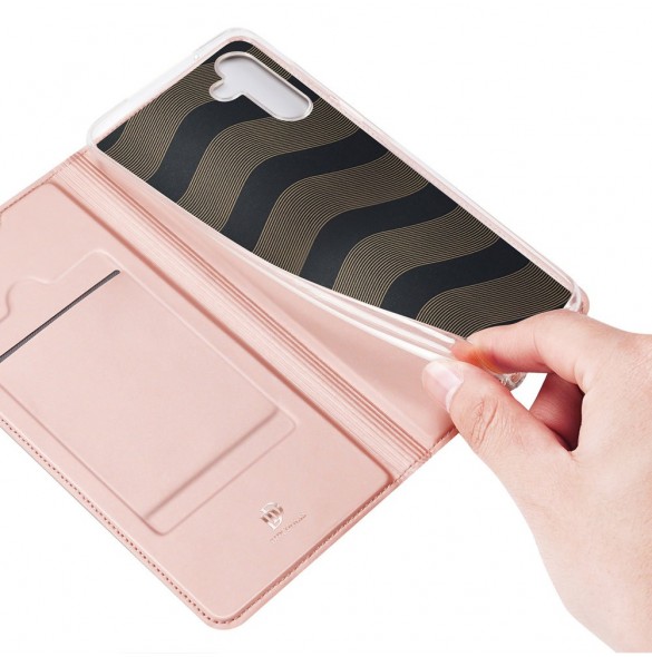 Dux Ducis Skin Pro Bokhylla typ fodral för Samsung Galaxy A13 5G rosa