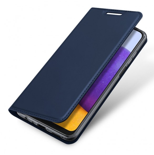 Dux Ducis Skin Pro Bokhylla typ fodral för Samsung Galaxy A22 4G blå