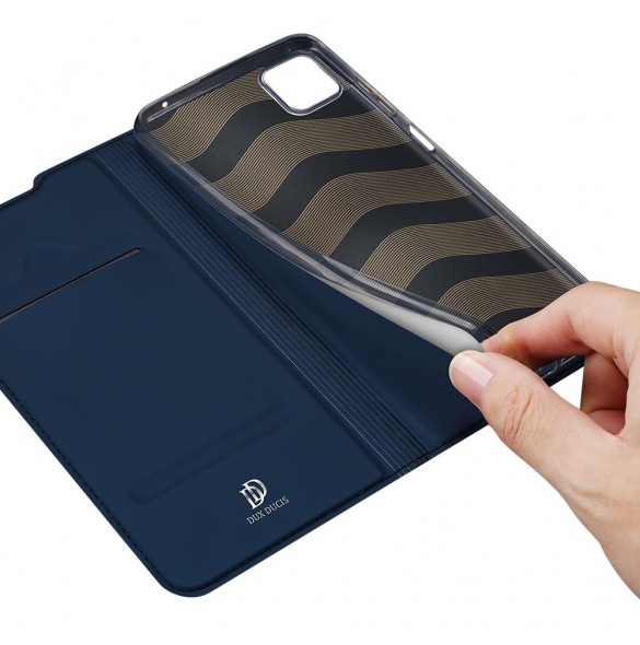 Dux Ducis Skin Pro Bokhylla typ fodral för Samsung Galaxy A22 5G blå
