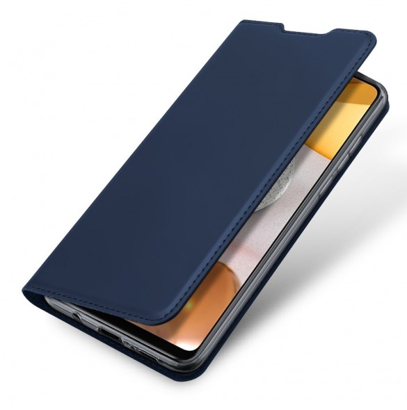 DUX DUCIS Skin Pro Bokhylla typ fodral för Samsung Galaxy A42 5G blå