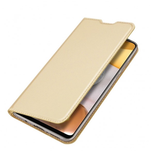 DUX DUCIS Skin Pro Bokhylla typ fodral för Samsung Galaxy A42 5G gyllene