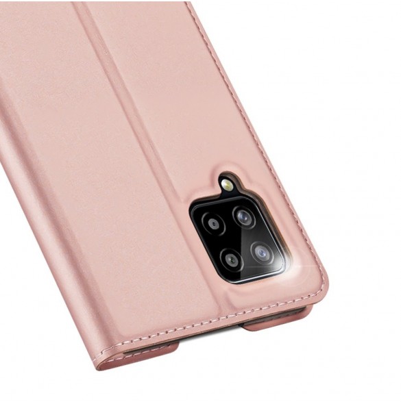 DUX DUCIS Skin Pro Bokhylla typ fodral för Samsung Galaxy A42 5G rosa