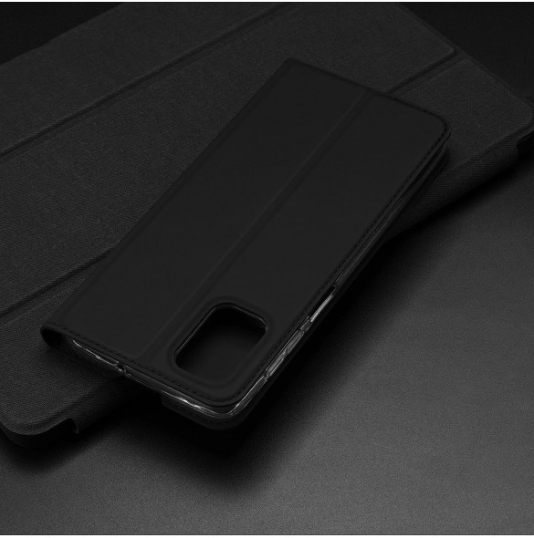 DUX DUCIS Skin Pro Bokhylla typ fodral för Samsung Galaxy M51 svart