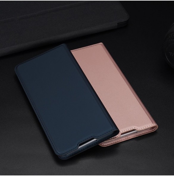 DUX DUCIS Skin Pro Bokhylla typ fodral för Samsung Galaxy M51 rosa