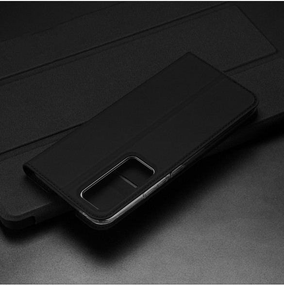 Dux Ducis Skin Pro Bokhylla typ väska för Vivo X60 Pro svart