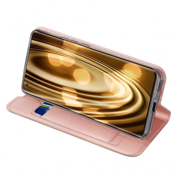 DUX DUCIS Skin Pro Bokhylla typ fodral för Xiaomi Mi 11 rosa