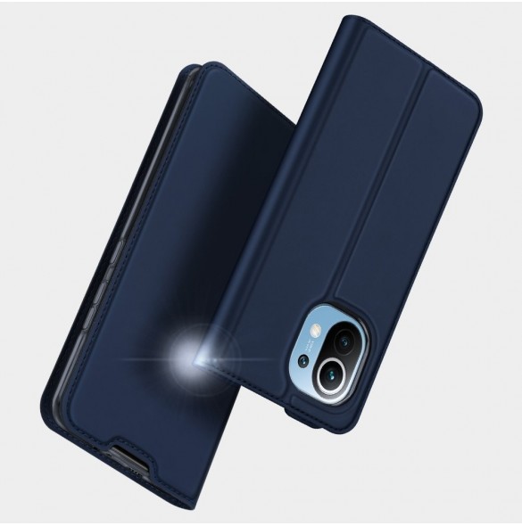 DUX DUCIS Skin Pro Bokhylla typ fodral för Xiaomi Mi 11 rosa