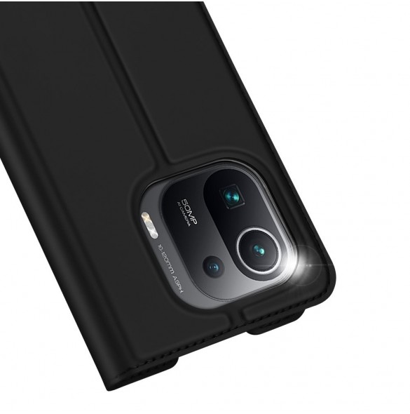 DUX DUCIS Skin Pro Bokhylla typ fodral för Xiaomi Mi 11 Pro svart